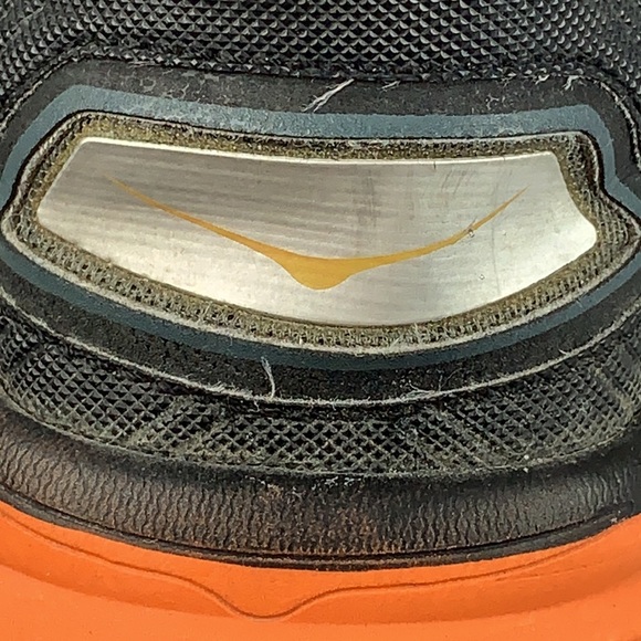 Hoka One One "CHALLENGER ATR" black & orange trail shoes size 10 - Picture 10 of 13